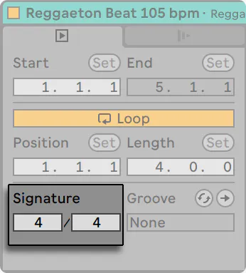 Clip View Ableton Reference Manual Version 11 Ableton