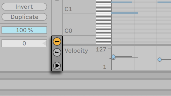 Edición de notas MIDI y velocidades — Ableton Reference Manual Version ...