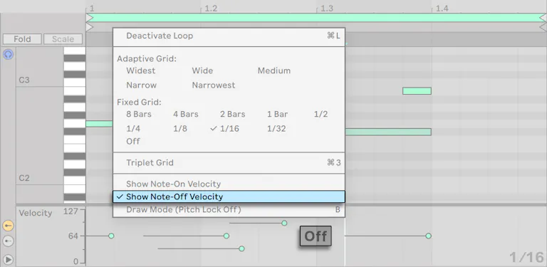 Editing MIDI Notes and Velocities — Ableton Reference Manual Version 11 ...