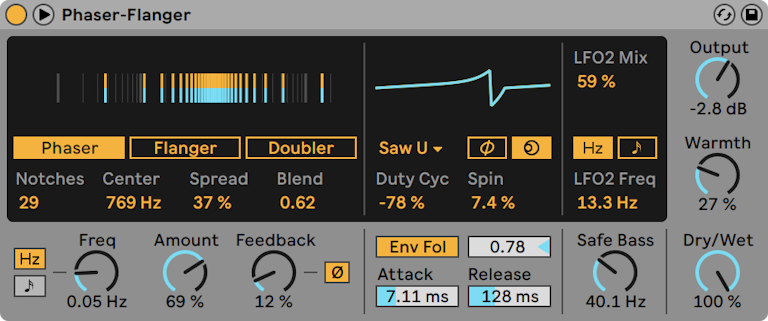 Live Audio Effect Reference — Ableton Reference Manual Version 11 | Ableton