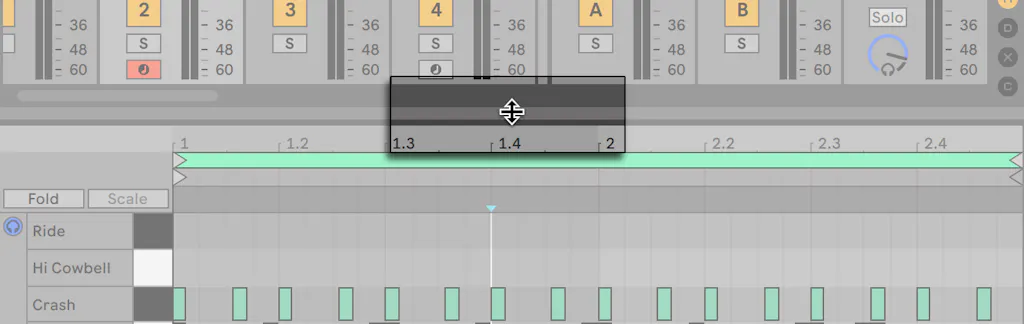 Editing Midi Notes And Velocities Ableton Reference Manual Version 11