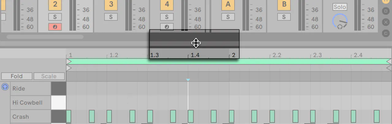 Editing MIDI Notes and Velocities — Ableton Reference Manual Version 11 ...