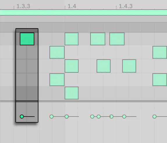 Editing MIDI Notes and Velocities — Ableton Reference Manual Version 11 ...