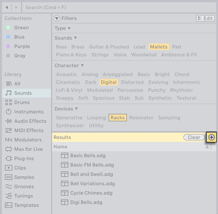 Working with the Browser — Ableton Reference Manual Version 12 | Ableton