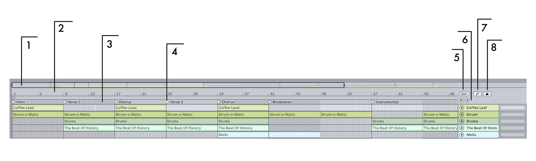 Arrangement View — Ableton Reference Manual Version 12 | Ableton