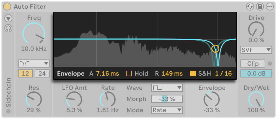 Live Audio Effect Reference — Ableton Reference Manual Version 12 | Ableton