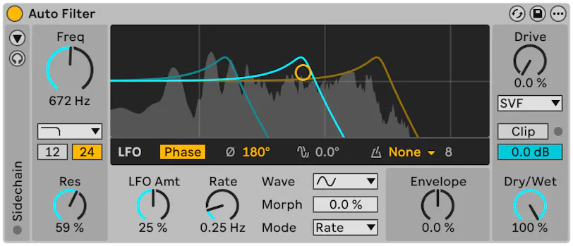 Live Audio Effect Reference — Ableton Reference Manual Version 12 | Ableton