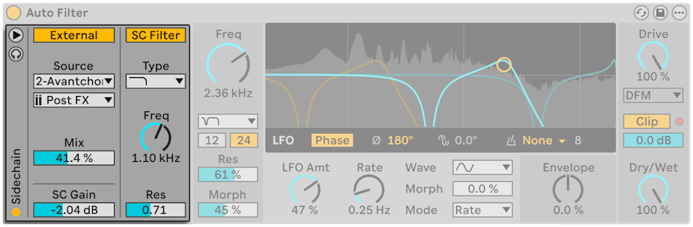 Live Audio Effect Reference — Ableton Reference Manual Version 12 | Ableton