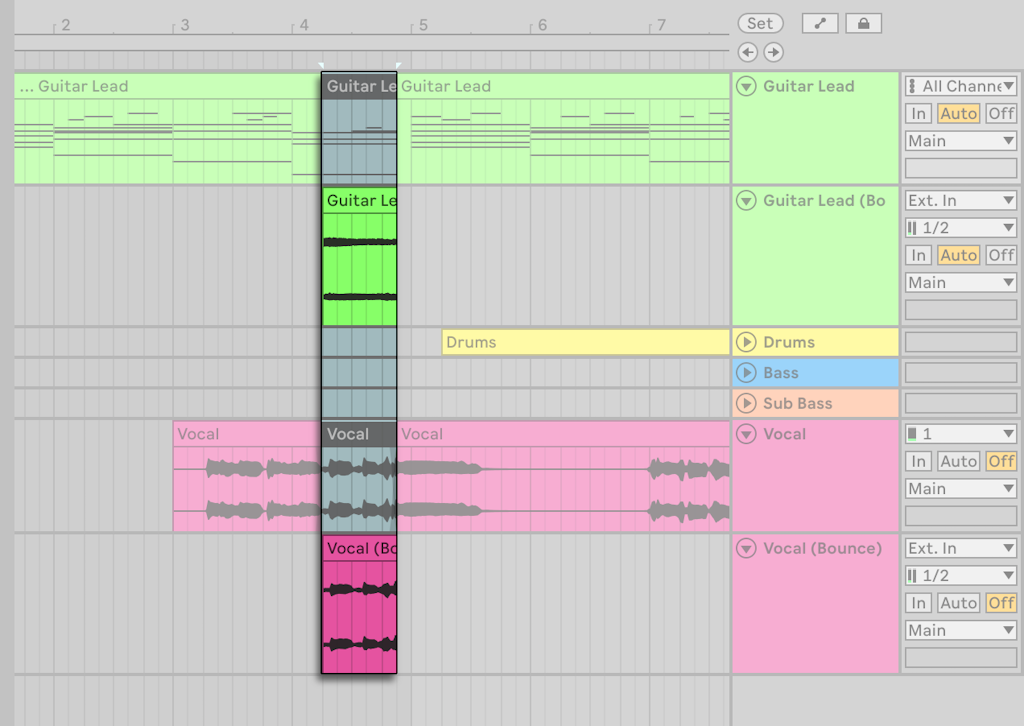 Bounce to Audio — Ableton Reference Manual Version 12 | Ableton