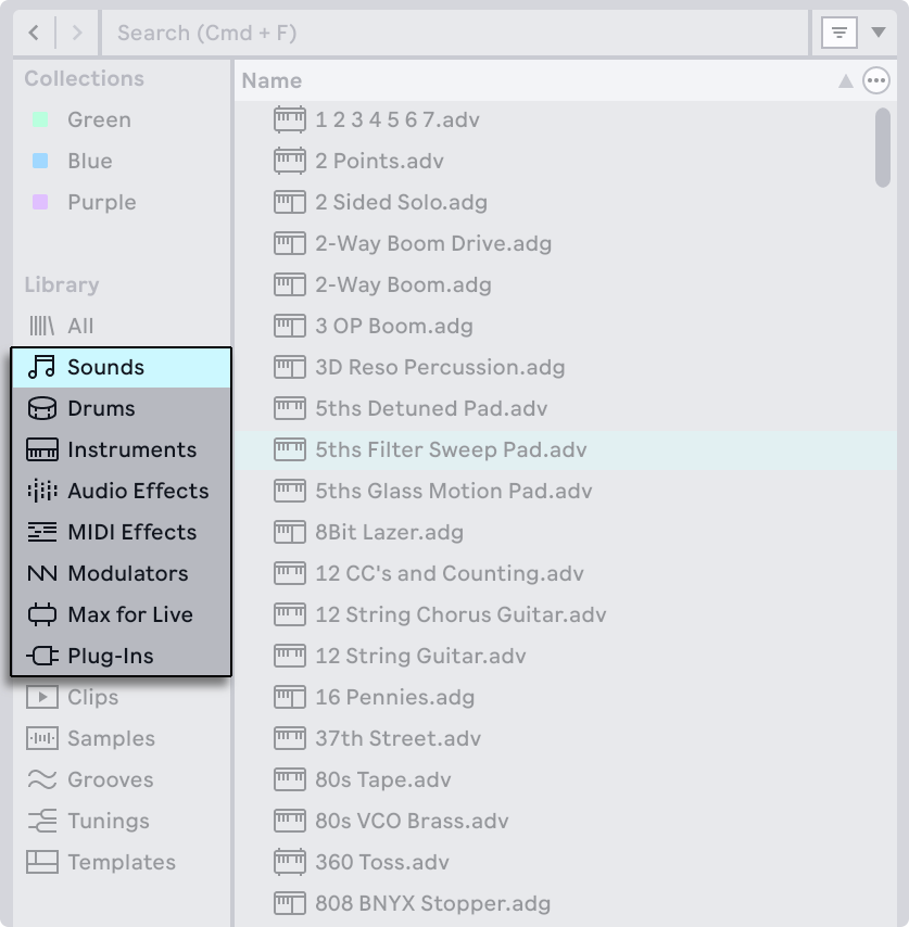 Working with Instruments and Effects — Ableton Reference Manual Version ...