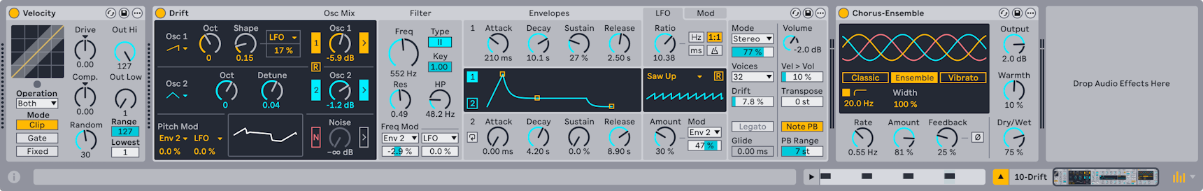 Working with Instruments and Effects — Ableton Reference Manual Version ...