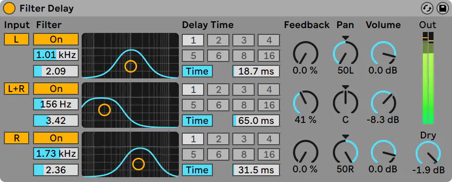 Live Audio Effect Reference — Ableton Reference Manual Version 12 | Ableton