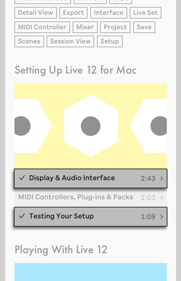 First Steps — Ableton Reference Manual Version 12 | Ableton