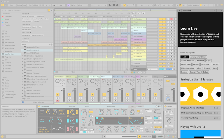 First Steps — Ableton Reference Manual Version 12 | Ableton