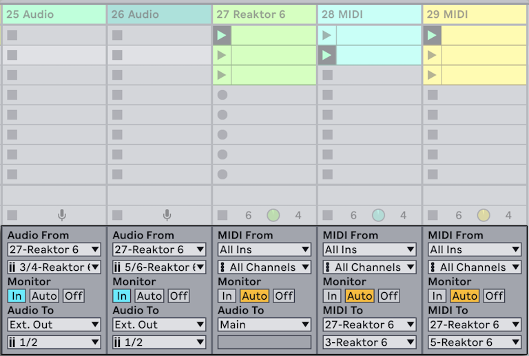 Routing and I/O — Ableton Reference Manual Version 12 | Ableton
