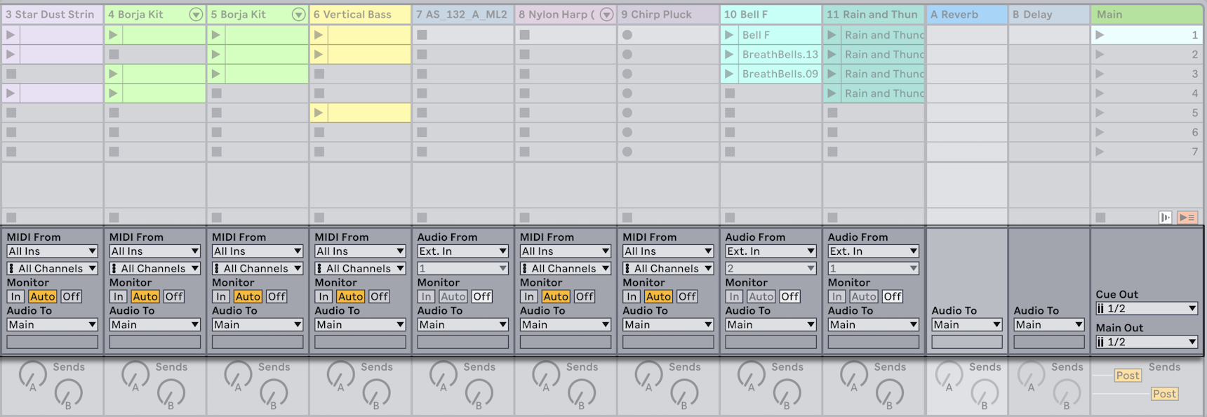 Mix Routing Guide Routing and I/O — Ableton Reference Manual Version 12 | Ableton