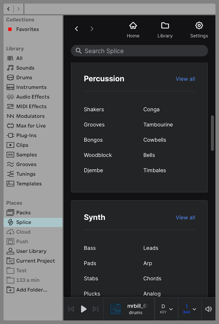 Working with the Browser — Ableton Reference Manual Version 12 | Ableton