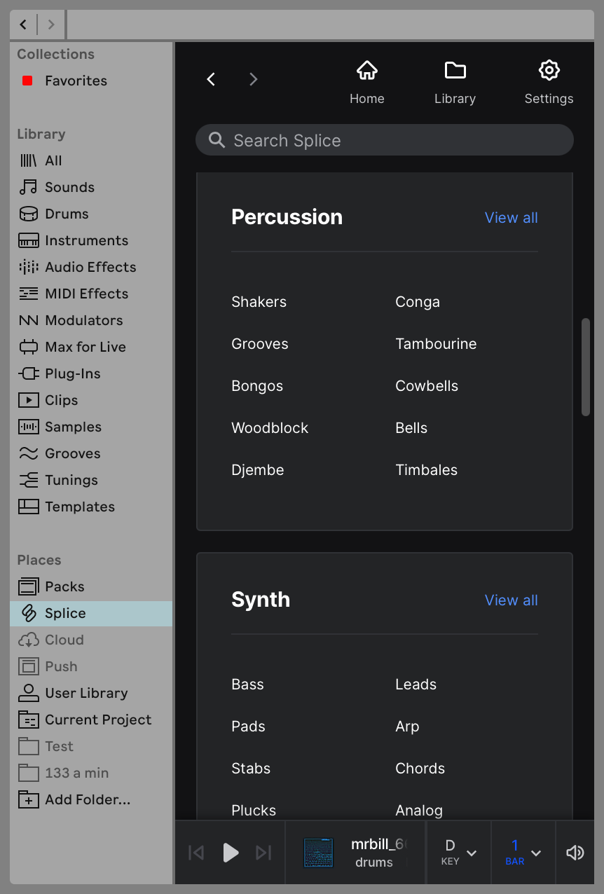 Working with the Browser — Ableton Reference Manual Version 12 | Ableton