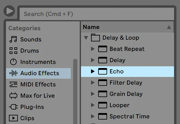 Uso de instrumentos y efectos — Ableton Reference Manual Version 11 ...