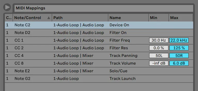 MIDI 和键盘外部控制 — Ableton Reference Manual Version 11 | Ableton