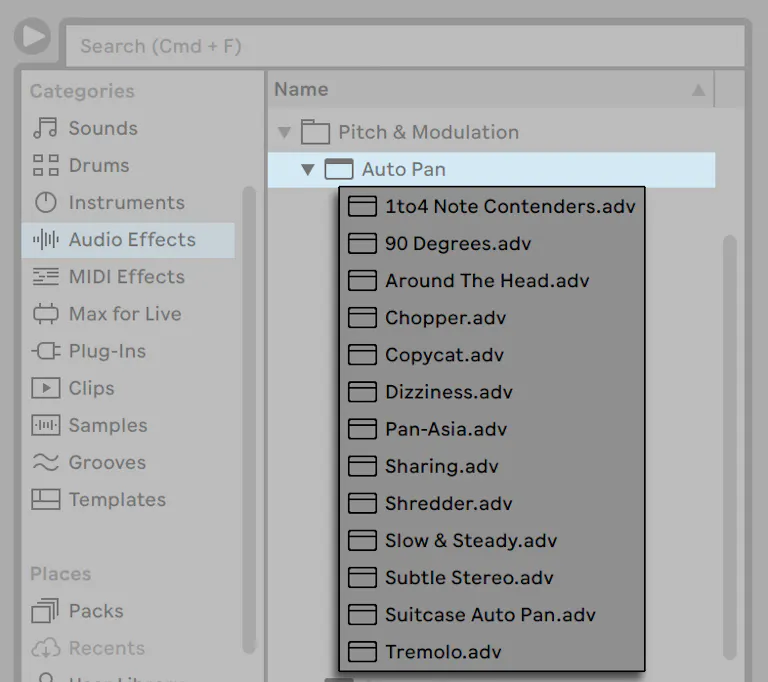 使用乐器与效果器 — Ableton Reference Manual Version 11 | Ableton