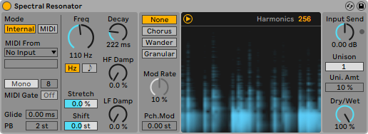 Spectral Resonator