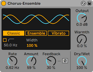 Liveオーディオエフェクトリファレンス — Abletonリファレンス