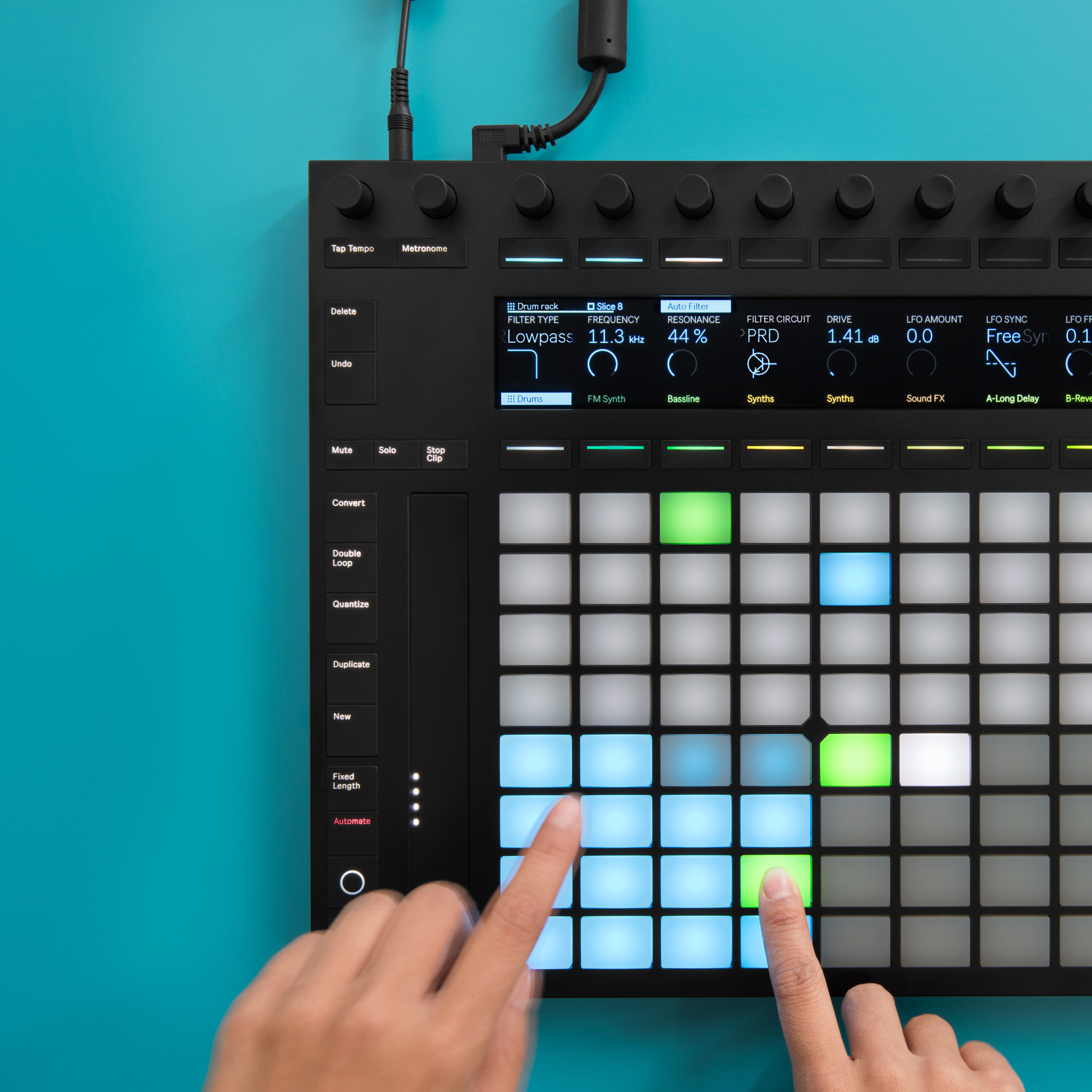 Technical specifications for Push - Ableton's hardware instrument 