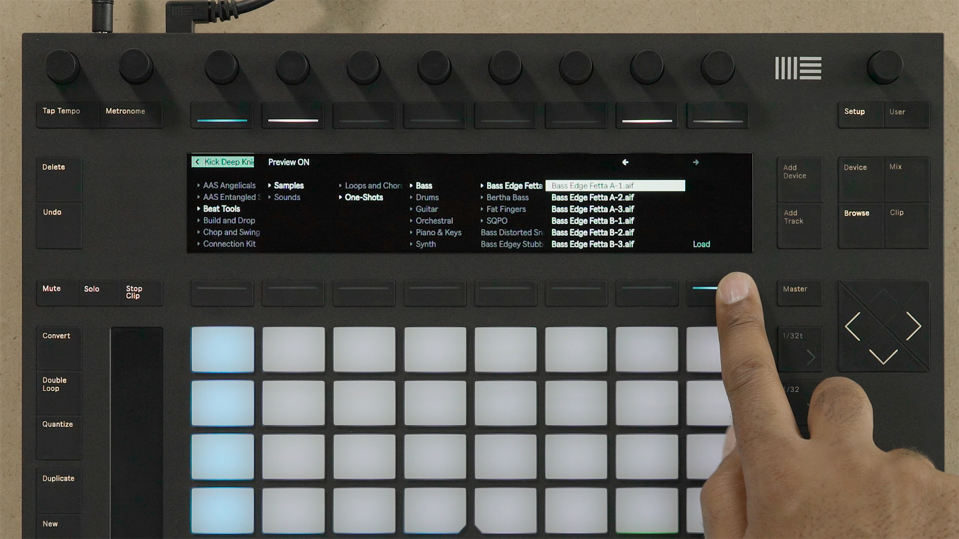 ableton push 2 swing